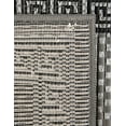 thumbnail image 7 of Unique Loom Outdoor Border Collection Area Rug - Greek Key (6' 1" Square Gray/Black), 7 of 7