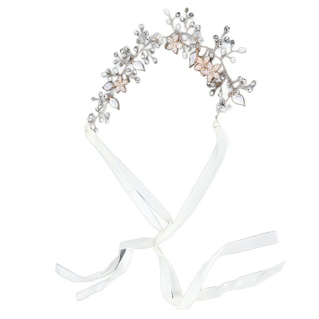 <p>Bridal Headband Flower Leaf Headpiece Flower Leaf Headband Bridal Headband Wedding Headband Bridal Headband Exquisite Flower Leaf Design Soft Ribbon Headpiece For Wedding