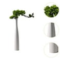 thumbnail image 6 of Esquirla Tall Ceramic Flower Vase Floor Vase Minimalist Decoration Plant Pot Slender Vase Bud Vase for Home Christmas Desk Living Room White Branch, 6 of 8