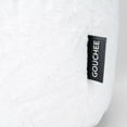thumbnail image 2 of Gouchee Home Agora White Bean Bag Chair – Soft Faux Rabbit Fur Polyester with Polystyrene Bead Filling, Suitable for Adults and Teens, Lightweight & Portable Seating for Dorm, Living Room or Lounge, 2 of 7