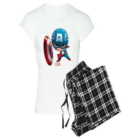 

CafePress - Chibi Captain America Styli - Women s Light Pajamas
