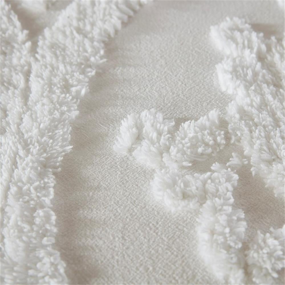 Pemberly Row 3 Piece Tufted Cotton Chenille Duvet Cover Set