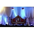 thumbnail image 5 of AK-Trading 115" x 144" Baby Blue Chiffon Drapes Panels for Wedding Events & Decor- Backdrop Draping Curtains, 5 of 5