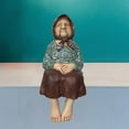 thumbnail image 6 of Hand Painted Countryside Grandparent Figurine Resin Tabletop Character Statue Grandma, 6 of 8