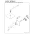 thumbnail image 3 of Kingston Brass KB8341DLSO Concord Single-Handle Pressure Balanced Shower Faucet in Polished Chrome, 3 of 5