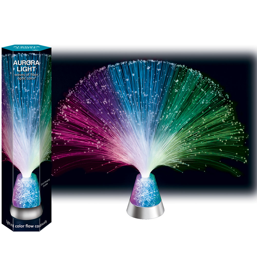 rainbow fiber optic light