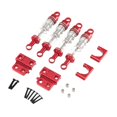 thumbnail image 2 of Juego de amortiguadores para coche RC 1/12, kits mejorados, accesorios, fácil de instalar, mantenimiento, soporte de amortiguador para MN82, 82S, Rojo, 2 of 8