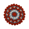 thumbnail image 4 of Plaza redonda de manta tejida Agua Absorbente decorativo Decorativo sin deslizamiento Coloque Mat Cup Coaster para la mesa de mesa de escritorio de, 4 of 9