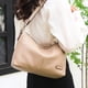 thumbnail image 2 of Jumpingount Bolso de hombro de PU para mujer, moderno y versátil, de gran capacidad y con correa ajustable Bolsas de mensajero y de hombro caqui, 2 of 6