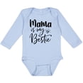 thumbnail image 3 of Inktastic Mama is My Bestie Boys or Girls Long Sleeve Baby Bodysuit, 3 of 5