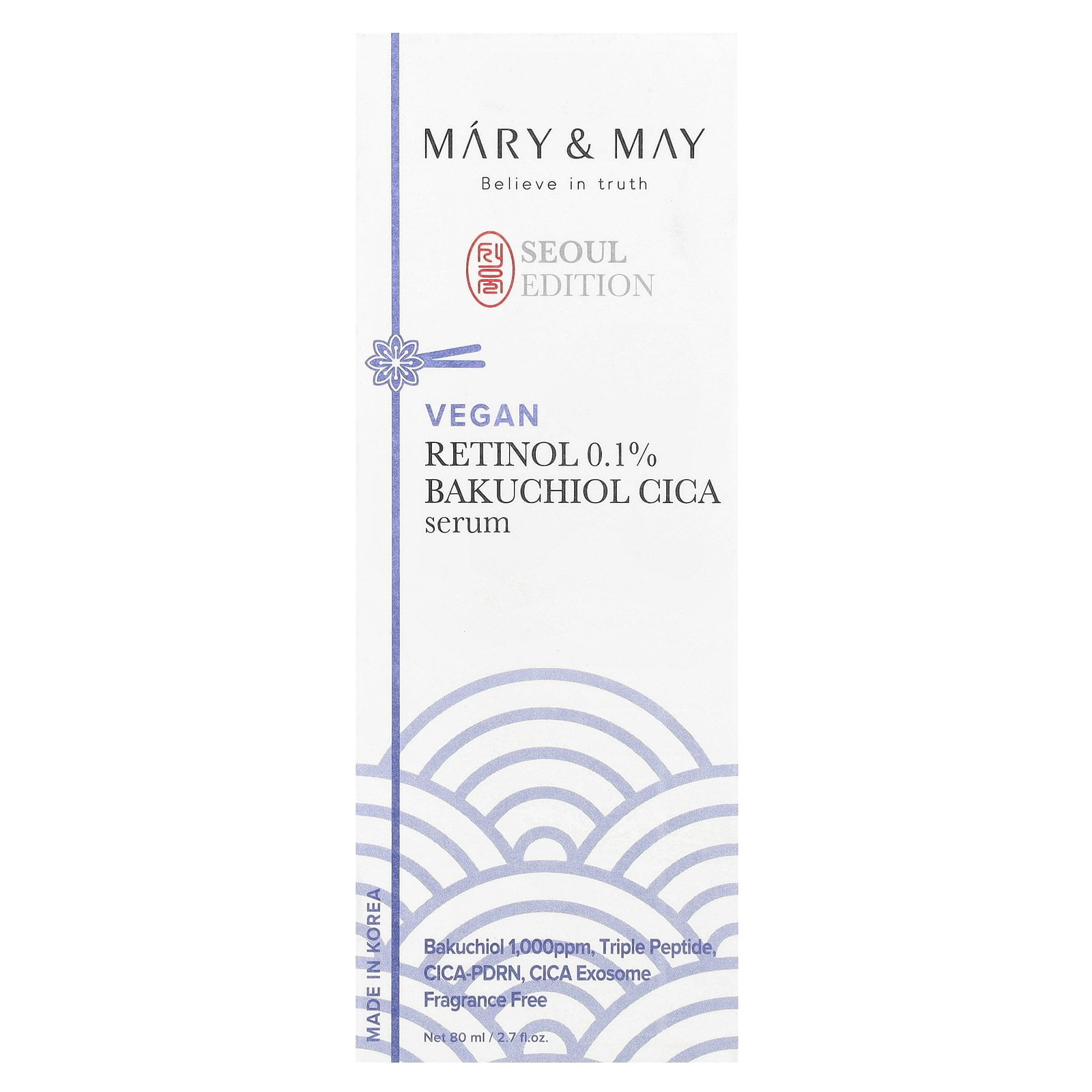 Mary&May Retinol 0.1% Bakuchiol Cica Serum