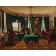 thumbnail image 2 of Anonymous 24x20 Gold Ornate Framed and Double Matted Museum Art Print Titled - Living Room at Grosser Frederik Dithmer in Copenhagen (1872), 2 of 4