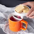 thumbnail image 1 of Paokuoon Ceramic Tea Cup Ceramic Tea Cup Tea Cup Ceramic Tea Steeping Mug with Filter Large Capacity Strainer Cup with Lid Home Office Tea Cup with Filter, 1 of 6