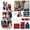 Red, variant on Independence Day Party Home Decoration Tray Decoration Set, 8-Piece 3D Star Design Fourth Of July Tray Decor For Home, Table, Or Party Displays, Festive American Themed Tray