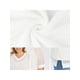 thumbnail image 5 of GRACE & GRANDEUR Blusas de Verano para Mujeres Talla Grande con Crochet, Abertura Lateral, Manga Corta, Cuello en V, Tejido Waffle Casual 2X Blanco, 5 of 6
