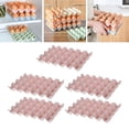 thumbnail image 3 of 5x Caja de huevos Bandeja de huevos Contenedor de gran capacidad Refrigerador Contenedor de almacenamiento para congelador Cocina Nevera Cocina , Rosado Macarena Titular de almacenamiento de huevos, 3 of 8