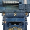 thumbnail image 3 of Handdo 3 Inches Bench Vise Milling Machine Drilling Cross Drill Heavy Machine Tool Sliding Metal Milling Fixed Workpiece for Milling Machine and Drilling Machine Blue, 3 of 7