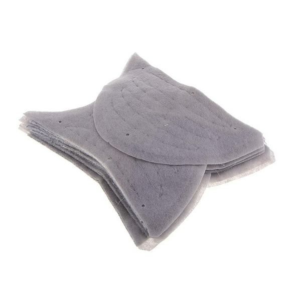 10pcs/pack Men Women Soft Gray Cotton Suits Shoulder Pads For T-Shirt Coat Clothes