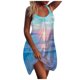 thumbnail image 2 of Vestido de playa para mujer Tirantes sin mangas casuales sueltos con estampado de verano Pompotops qyievc1275, 2 of 6