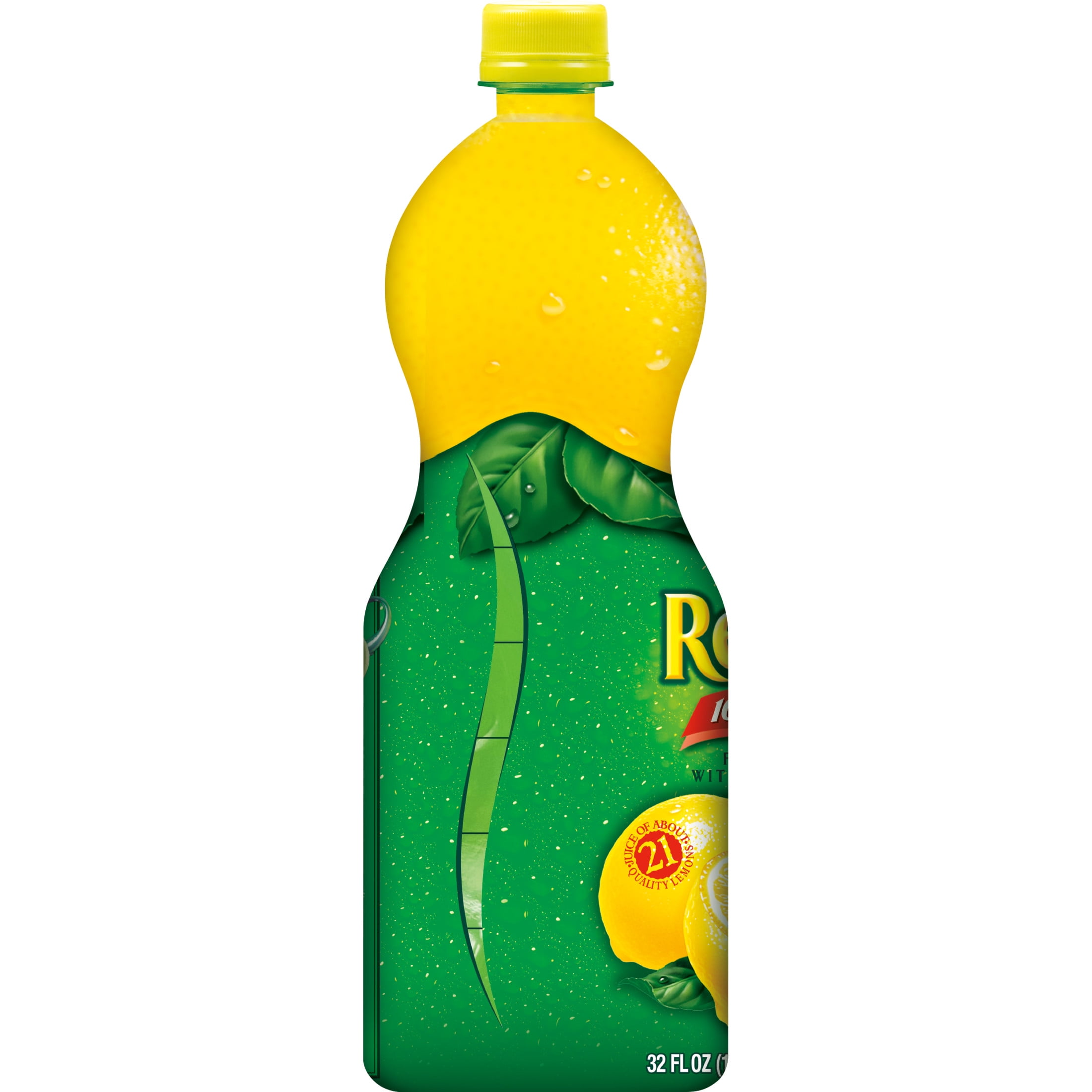 (2 pack) ReaLemon 100% Lemon Juice, 32 fl oz bottle