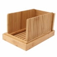 thumbnail image 2 of YUMILI Guide De Tranchage De Pain Pliable en Bambou épaisseur Réglable Guide De Coupe De Pain De Pain Grillé Fabricant De Tranches pour la Cuisine Bricolage Pâtisserie, 2 of 14