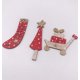 thumbnail image 3 of 2024 Accesorios de decoración del hogar navideño Decoración de mesa navideña rosa de madera Comprar, 3 of 3