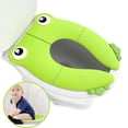 thumbnail image 1 of Asiento de entrenamiento para el baño con cojín de silicona antideslizante, plegable y portátil, adecuado para niños, niños y niñas, 1 of 4