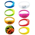 thumbnail image 2 of Acahhotxx Glow Bracelet, 5pcs LED Glow Bracelet Light Up Wristbands Flashing Wrist Bands Glow in Dark Party Supplies for Concerts Festival - Orange, 2 of 3