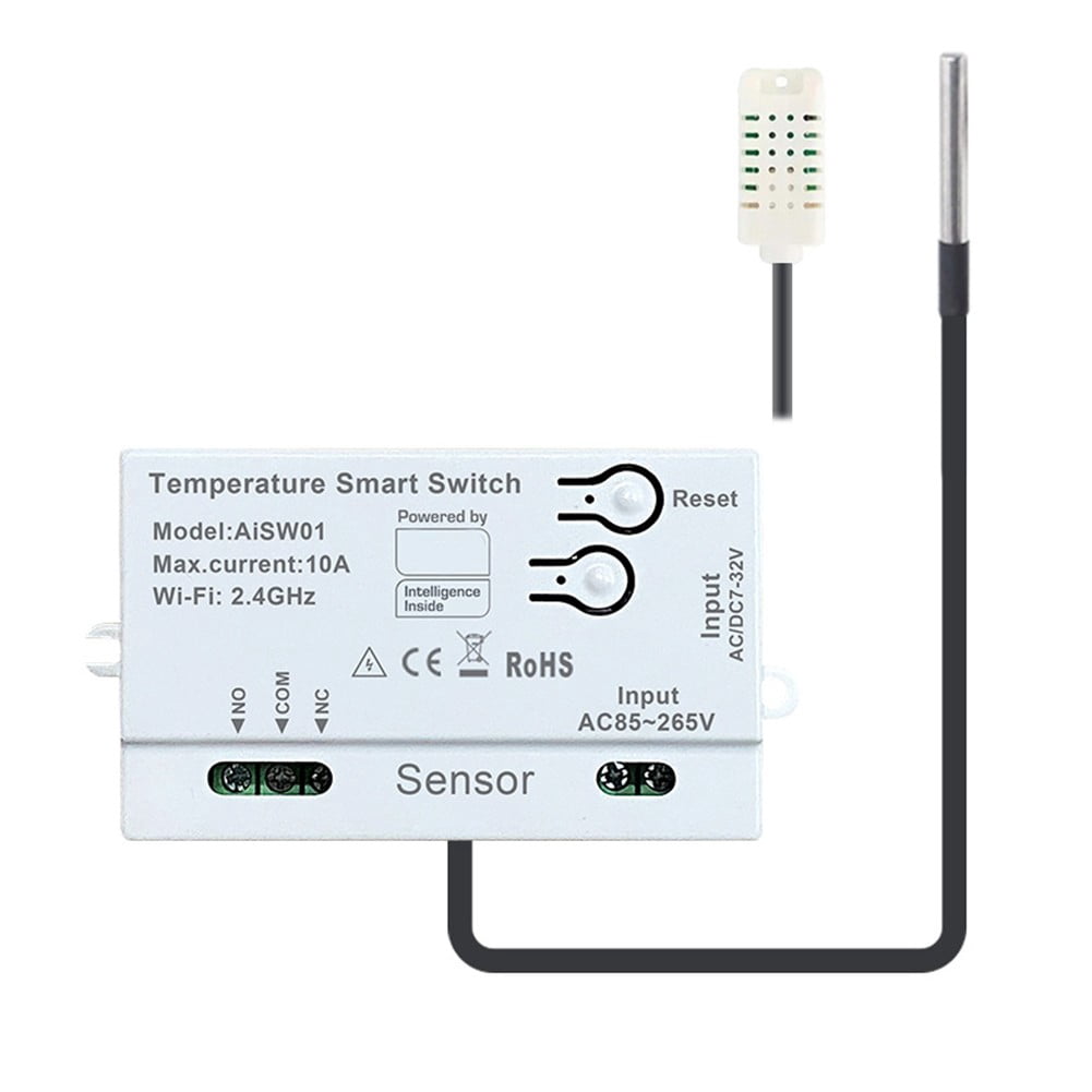 Wifi Temperature And Humidity Sensor With Remote Control Functionality