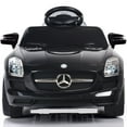 thumbnail image 4 of Costway BLACK MERCEDES BENZ SLS R/C MP3 KIDS RIDE ON CAR ELECTRIC BATTERY TOY, 4 of 10