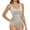 Beige, variant on Unir Sleeveless U-Neck Front Hook Tummy Control Bodysuit, Midriff Adjustable Waist Cincher, Stretch Nylon Full Body Butt Lifting Shaper, 1 Piece, M-L-XL-XXL-3XL Plus Size Friendly