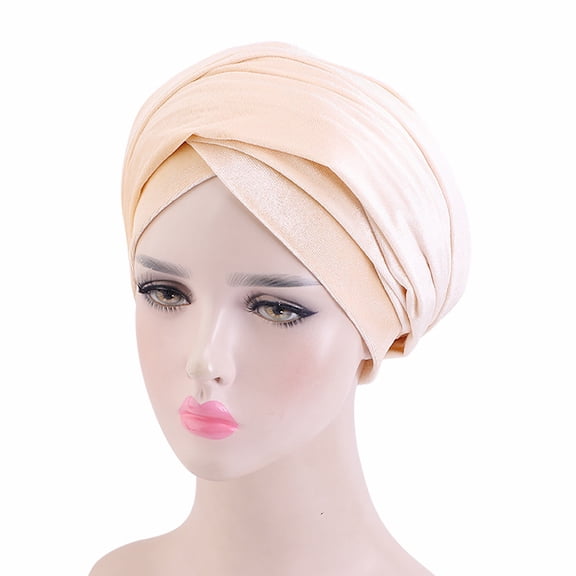Women's Scarf Bonnet Hat - Turban Head Cover, Baseball Cap, Polyester, One Size