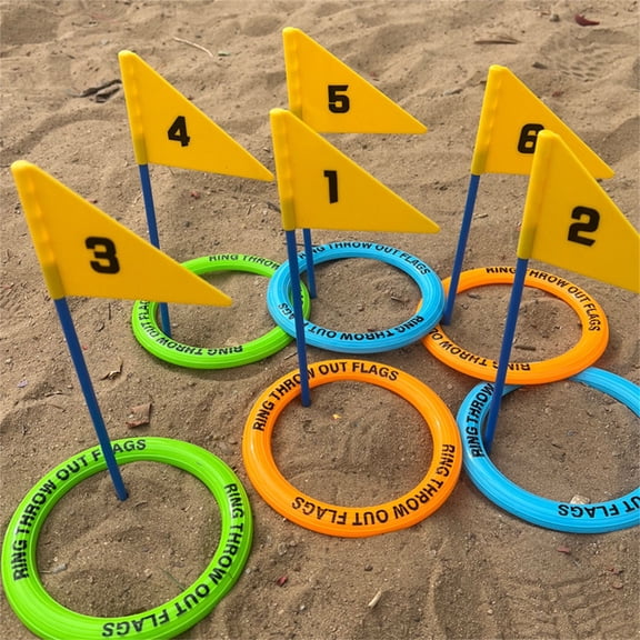 Ring Toss Game, Incl. 5 Rings, Case, Valentines Day Gifts for Him, Outdoor Yard Games for Kids Adults & Family, Backyard Party Activities, Gifts For Teens, Boys & Girls Ages 8-12  Years Old