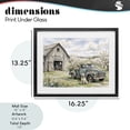 thumbnail image 4 of Stupell Industries Farmhouse Spring Orchard and Truck Black Framed Print Under Glass, 16 x 13, by Tabz Jones, 4 of 8