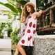 thumbnail image 2 of Balery Strawberry Vestidos de verano para mujer con estampado: vestido holgado sin mangas, vestido playero informal y cómodo para días calurosos., 2 of 7