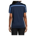 thumbnail image 2 of Yellow Rooster Women Silk Touch Performance Colorblock Stripe Polo Navy/Carolina Blue Grey/Black S, 2 of 6