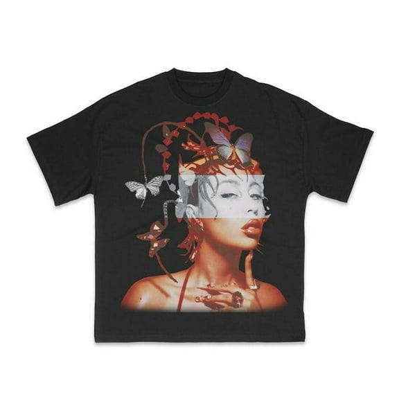 Kali Uchis T-Shirt, Red Moon In Venus Shirt, R&B, Latin Music, Y2K Style Tee