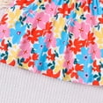 thumbnail image 6 of Girls Dress Summer Toddler Kids Girls Casual Dress Colorful Print Sundress Lightweight Breathable Play Wear Little Girl Dresses Multicolour 3 Years-4 Years, 6 of 6
