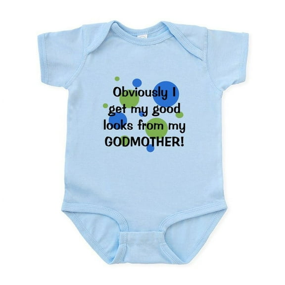 CafePress - Good Looks From Godmother Infant Bodysuit - Baby Light Bodysuit, Size Newborn - 24 Months
