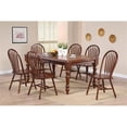 thumbnail image 5 of Andrews Arrowback Windsor Dining Side Chair Chestnut Brown Solid Wood Set of 2, 5 of 5