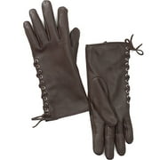 Leather Lace-Up Gloves