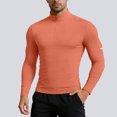 thumbnail image 2 of Dagaeig Men's Compression Shirts Long Sleeve Turtle Neck Athletic Workout Gym T-Shirts Base Layer Undershirts, 2 of 9