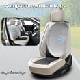 thumbnail image 5 of for HONDA HR-V 2024 Car Seat Cover, Gray Car Seat Covers, Waterproof Leather Full Set of 5 Seats Easy to Clean and Install Beautify Interior, Pet Car Seat Covers, 5 of 9