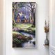 thumbnail image 5 of Cuadros Decorativos Hecho a mano 5D DIY Kit de mosaico Forest Hut Diamond Painting Full Round Drill Craft JShteea Nuevos Originales, 5 of 8