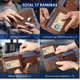 thumbnail image 2 of Cartera de Cuero Tarjetero Hombre Con Rfid Bloqueo, marron, 2 of 5