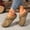 Khaki, variant on KEVCHE Womens Round Toe Thick Sole Platform Mules,Retro Slip On Comfort Design with Cushion Footbed and Soft Cozy Lining,Non-Slip Durable Casual Shoes for Spring Fall Daily Gifts
