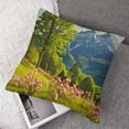 thumbnail image 7 of nygtbtfer Pillow Cases for Bed Bedding Decoration Beautiful View Snowcapped Mountain Scenery Nature Parks Outdoor Natural Floral Cozy Pillowcase Soft Decorative Cover 20x20in, 7 of 7