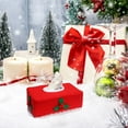 thumbnail image 5 of Dsscvnef Christmas Tissue Holder Rectangular Holiday Party Supplies Festive Table Cover Seasonal Home Decoration, 5 of 5