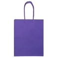 thumbnail image 2 of JAM Paper Glossy Gift Bag, 8 x 10 x 4, Purple, 1/Pack, Medium, 2 of 4