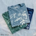thumbnail image 5 of Ocean Sea Life Graphic Print T-Shirt | Vintage Marine Animals Tee | Sea Turtle Dolphin Whale Retro Unisex Top, 5 of 7